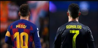 Ronaldo and Messi